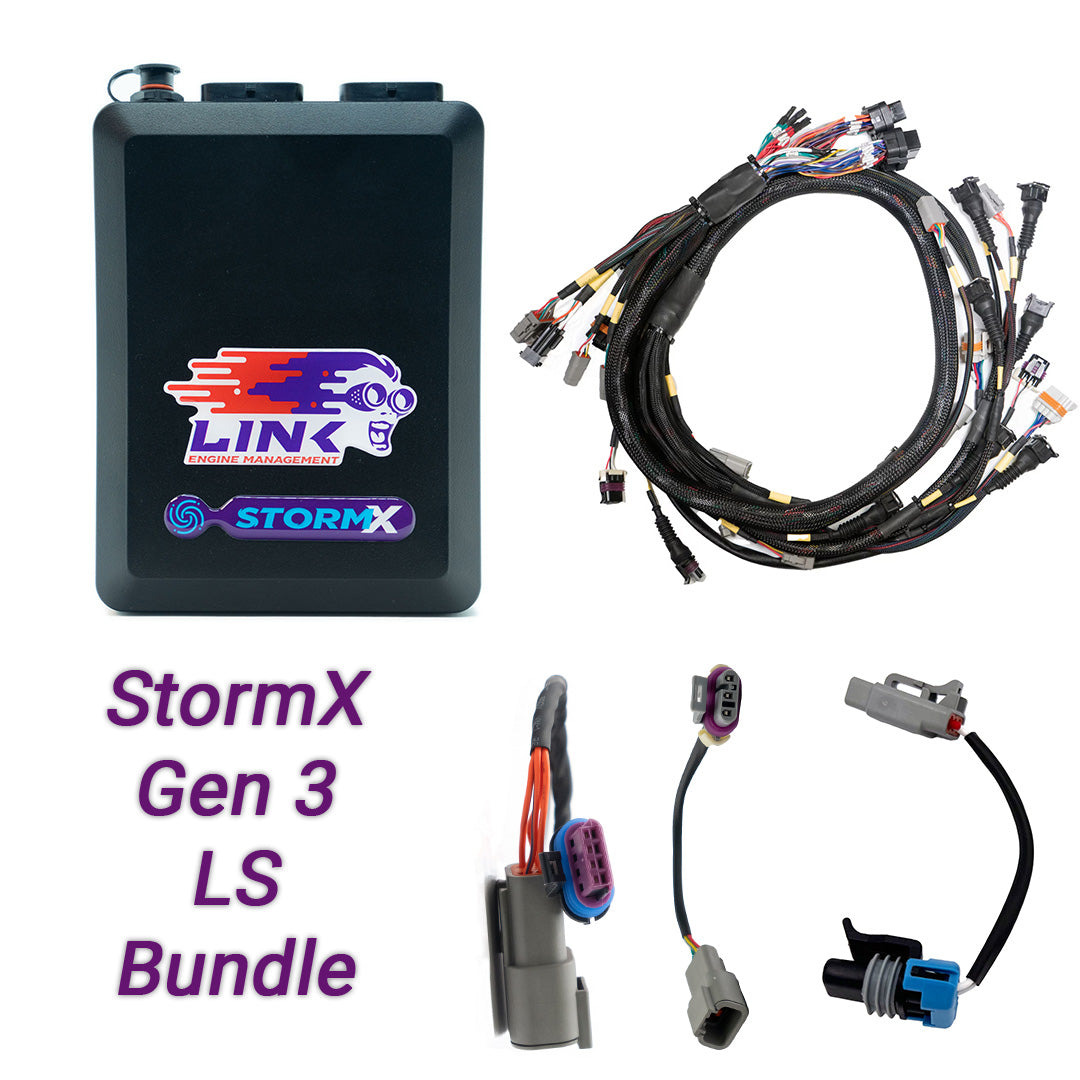 Gen3 LS Cable Throttle Bundle: G4X StormX?ÿECU + LS Engine Harness bundle