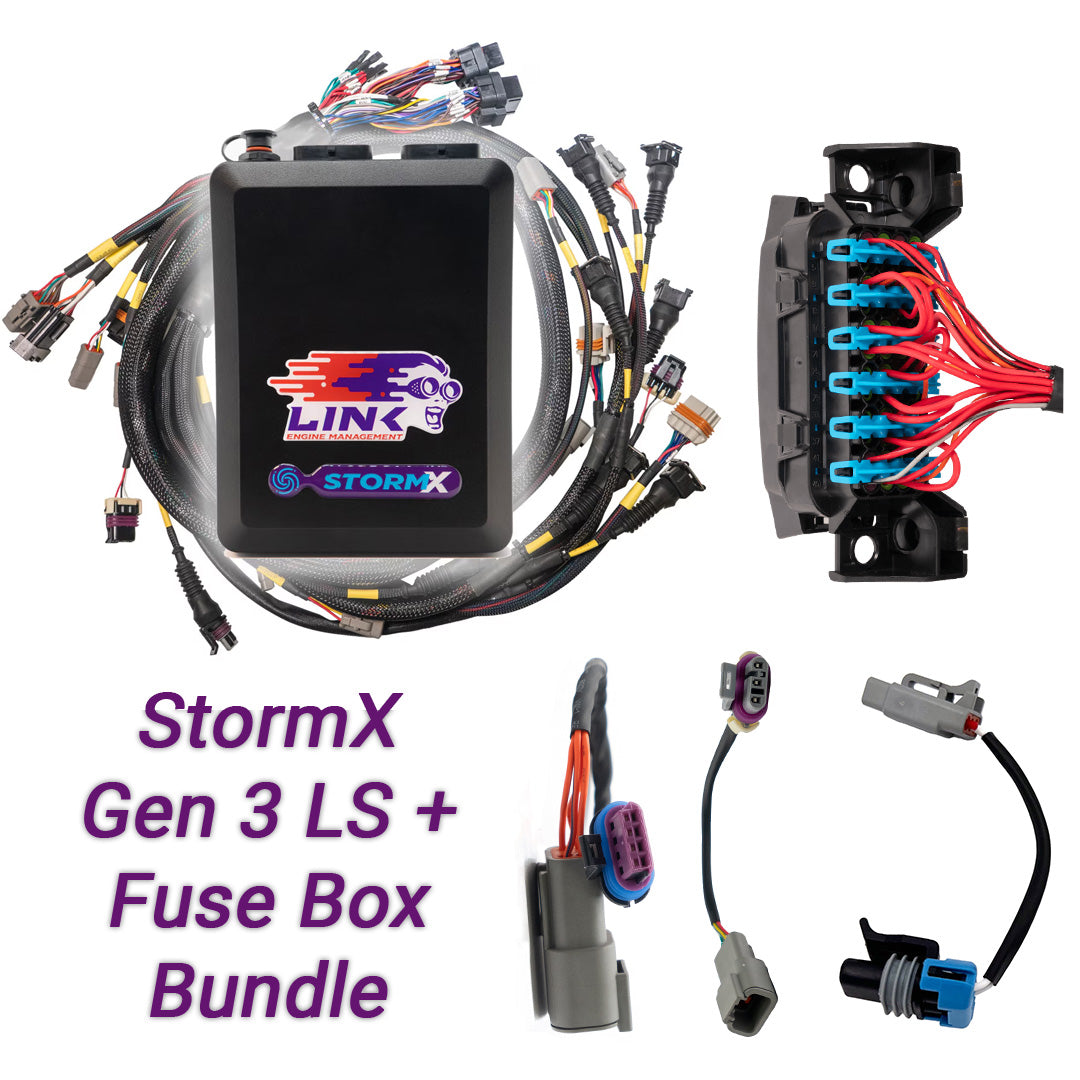 Gen3 LS Bundle - G4X StormX?ÿECU + LS Engine Harness + Fuse Box bundle