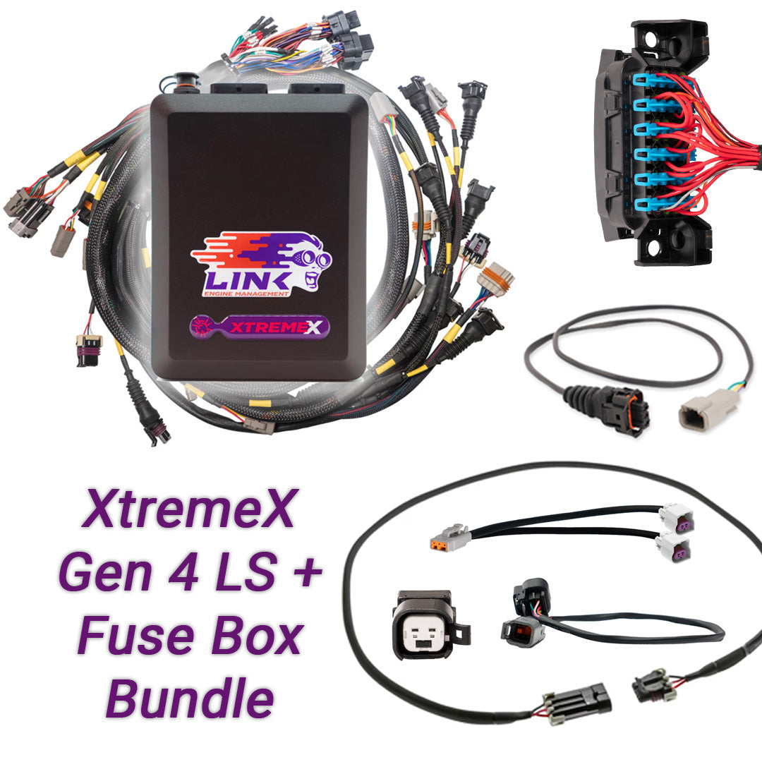 Gen4 LS Drive-By-Wire & Fuse Box Bundle: G4X XtremeX?ÿECU + LS Engine Harness bundle