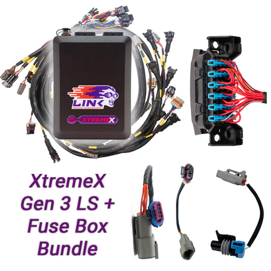 Gen3 LS Drive-By-Wire Bundle: G4X XtremeX?ÿECU + LS Engine Harness + Fuse Box bundle
